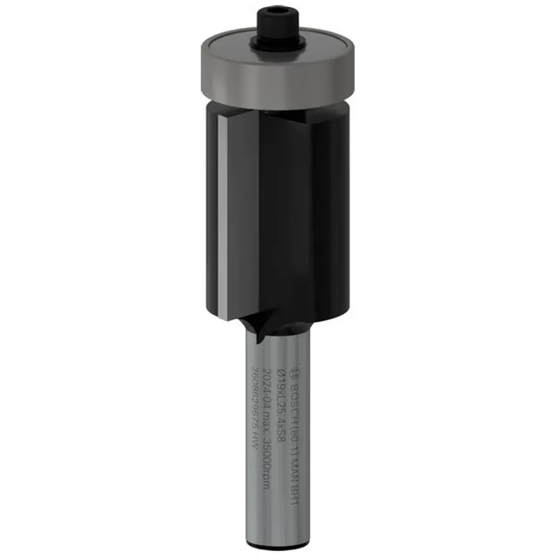 Bosch Professional Bosch Professional Bosch PRO Bündigfräser mit untenliegendem Führungskugellager, Ø19 x L25,4, Schaft 8 mm – Produktbild 1 von 1