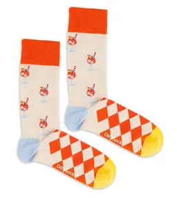 DillySocks DillySocks Socken Aperol Vibes aus Biobaumwoll-Mix – Produktbild 1 von 1