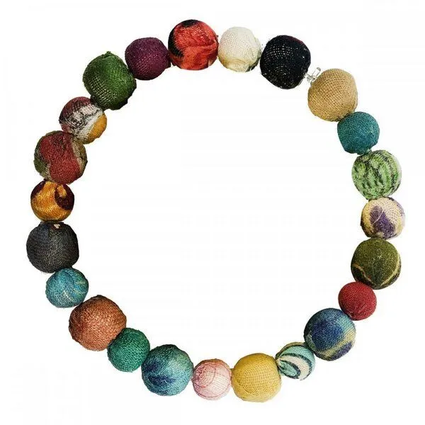 Worldfinds Worldfinds Kantha Armband Poetic, Bunt, – Produktbild 1 von 1