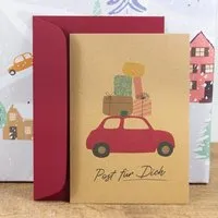 Bow & Hummingbird Bow & Hummingbird Postkarte Post für Dich (mit Auto), wahlweise mit Briefumschlag – Produktbild 1 von 1
