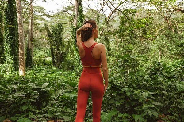 Frija Omina Frija Omina Recycling-Leggings Forma, Rost (orange), – Produktbild 4 von 4