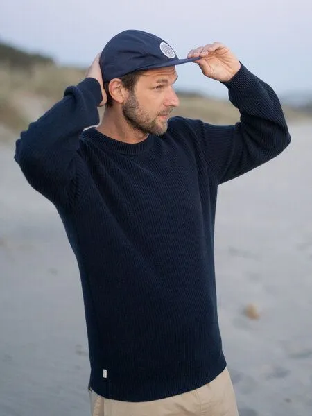 FUXBAU FUXBAU 4Seasons Männer Strickpullover, Navy, – Produktbild 4 von 4