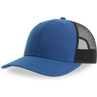 Atlantis Headwear Atlantis Headwear Bryce Mesh Cap zweifarbig aus Recyceltem Polyester, Royal/schwarz, – Produktbild 3 von 3