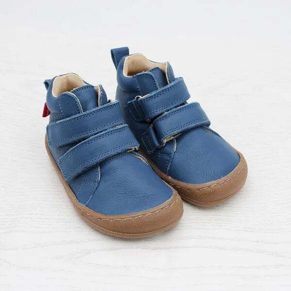 Pololo Pololo Barfuß-Halbschuh "ECO" aus pflanzlich gegerbtem Leder, unisex, Gr. 22-34, Marineblau, – Produktbild 1 von 3