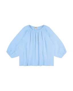 MATONA MATONA Damen vegan Bluse Musselin Puder Blau – Produktbild 1 von 1