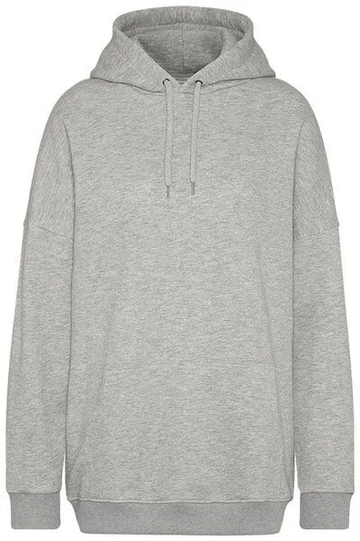 Wunderwerk Wunderwerk Damen Kapuzenpullover aus Biobaumwolle "Mega sweat hoody", Grau (silver grey melange), – Produktbild 1 von 4