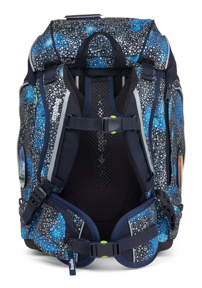 Ergobag Ergobag Schulranzen Super Reflex Glow-Edition Schoolbag Set 6-teilig (Set, 5-tlg), Blau, – Produktbild 4 von 5