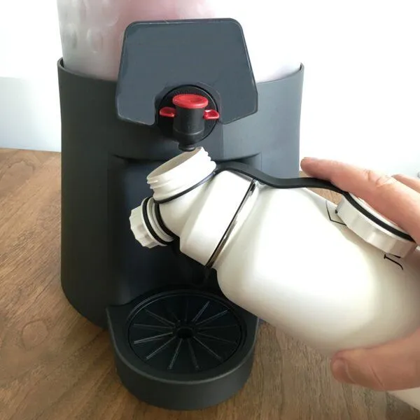 JN JuNiki's JN JuNiki's Exklusive JuNiki´s Trinkflasche XL aus Edelstahl Vakuum-isoliert 1L/32oz – limitierte Sonderedition „White Angel“ – Produktbild 4 von 4