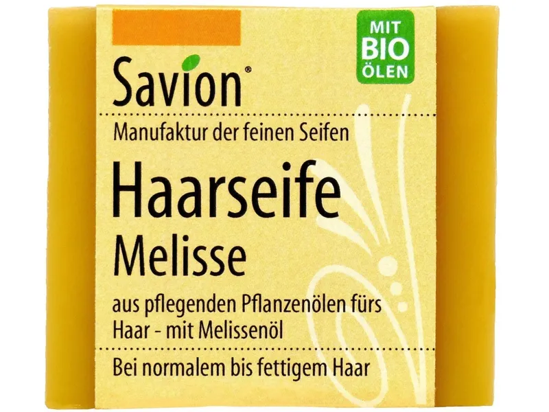 Savion - feine Seifen Manufaktur Bio Haarseife Melisse 85 g Für normales bis fettendes Haar – Produktbild 1 von 1