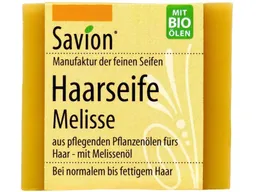 Savion - feine Seifen Manufaktur Bio Haarseife Melisse 85 g Für normales bis fettendes Haar – Produktbild 1 von 1