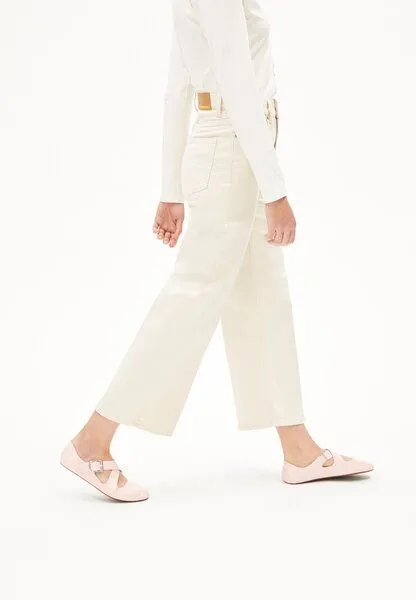 ARMEDANGELS ARMEDANGELS MURLIAA CROPPED Damen Wide Jeans recycelte Baumwolle Comfort-Stretch, Undyed, – Produktbild 4 von 4