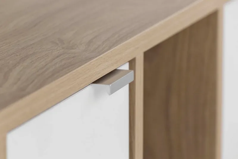 Schildmeyer Midischrank Anouk Solide Verarbeitung - Dieses Produkt ist in Deutschland gefertigt, Weiß, – Produktbild 5 von 5