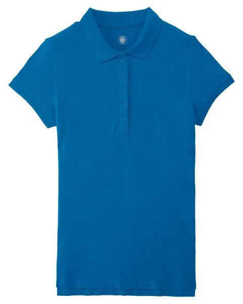 University of Soul University of Soul Damen Poloshirt aus Bio-Baumwolle "Lyn", Königsblau, – Produktbild 1 von 2