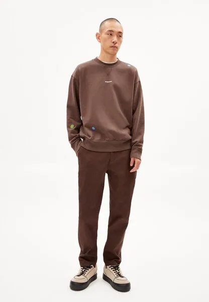 ARMEDANGELS ARMEDANGELS ALVAARO PREMIUM - Herren Chino Hose aus Bio-Baumwoll Mix, Deep brown, – Produktbild 3 von 3