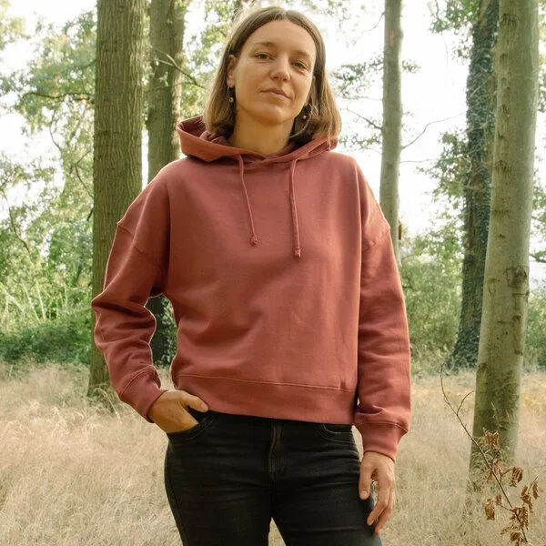Cmig Cmig Damen Hoodie Waldblumen, Heritage brown (braun), – Produktbild 3 von 4