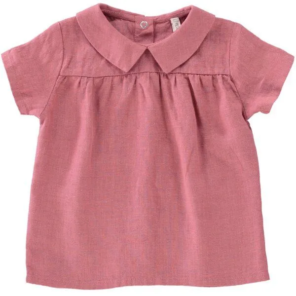 PETER JO PETER JO Leinenhemd Papillon, Rose, – Produktbild 1 von 2