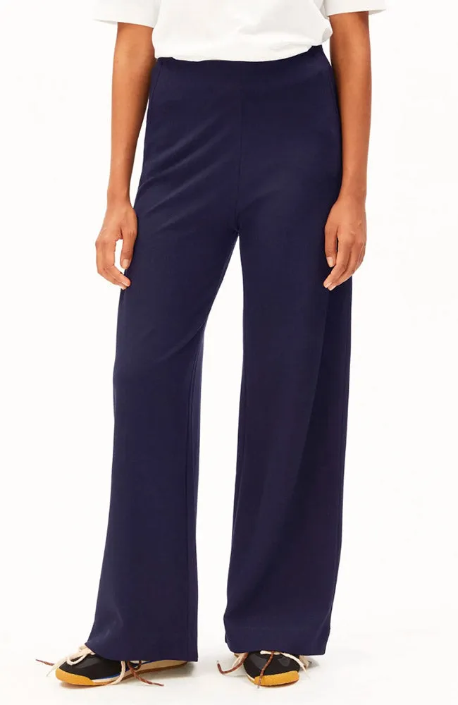 ARMEDANGELS ARMEDANGELS Damen vegan Hose Mit Weitem Bein Marineblau, Extra dunkelblau, – Produktbild 1 von 1