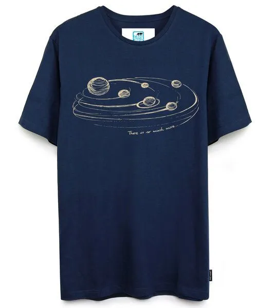 Gary Mash GARY MASH T-Shirt Atmosphere aus Bio-Baumwolle, Dunkelblau, – Produktbild 3 von 4