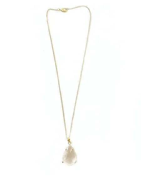 Crystal and Sage Bergkristall Halskette von Crystal and Sage, Gold, – Produktbild 2 von 2