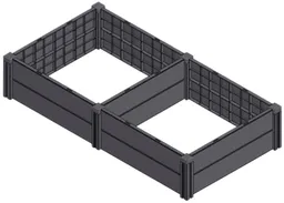 KHW KHW Hochbeet "Demeter L" aus wetterbeständigem Kunststoff, BxTxH: 158x82x31 cm, 336 Liter – Produktbild 1 von 1
