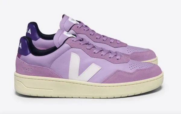 Veja Veja Sneaker Damen - V-90, Orchid white (lila), – Produktbild 2 von 2