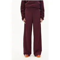 ARMEDANGELS ARMEDANGELS HIMAARI Damen Jerseyhose aus LENZING ECOVERO Viskose Mix, Dark cranberry, – Produktbild 1 von 1