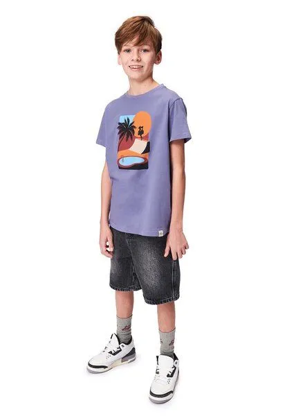 Band of Rascals Band of Rascals Silhouette T-Shirt, Lila, – Produktbild 3 von 4