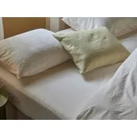 Yumeko Spannbettlaken "Yumeko" aus Perkal-Baumwolle, Soft cream, – Produktbild 1 von 1