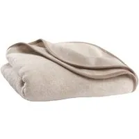 Cosilana Cosilana Babydecke Wolle-Baumwolle Fleece latte macchiato Maße 75 x 100 cm – Produktbild 1 von 1