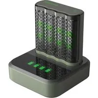 GP Battery GP Battery USB Ladegerät "M452U" inkl. 4 x AA mit je 2.600mAh + USB Dockingstation "M452D" – Produktbild 1 von 1
