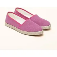 Gottstein Gottstein Camping Linen-Espadrille aus GRS zertifizierten Leinen für Damen - Nachhaltiger Sommerschuh mit Gummisohle, Pink, – Produktbild 1 von 1