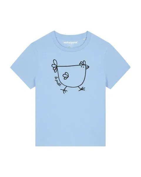 watapparel watapparel T-Shirt Frauen Le poulet - das Huhn, Blue soul, – Produktbild 1 von 4