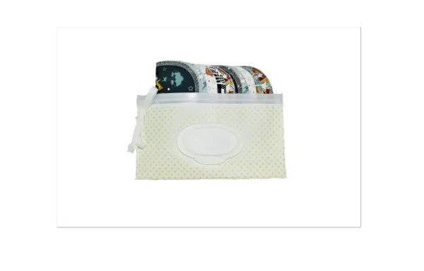 NoWaste Wrapping NoWaste Wrapping Feuchttücher Box waschbar wiederverwendbar Baby ver. Motive, Comic, – Produktbild 2 von 2