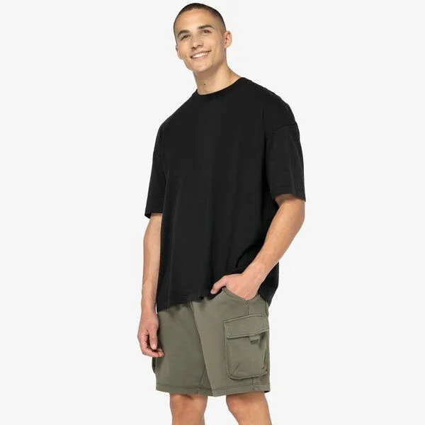 YTWOO YTWOO Herren Cargo-Shorts im Utility-Look | Nachhaltiger Streetstyle, Organic khaki, – Produktbild 3 von 4