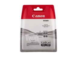 Canon Canon Doppelpack Tintenpatronen PGI-520BK schwarz – Produktbild 1 von 1