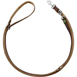 Hunter Hunter Verstellbare Führleine Neopren braun/ caramell 2 cm, 2 m – Produktbild 1 von 1