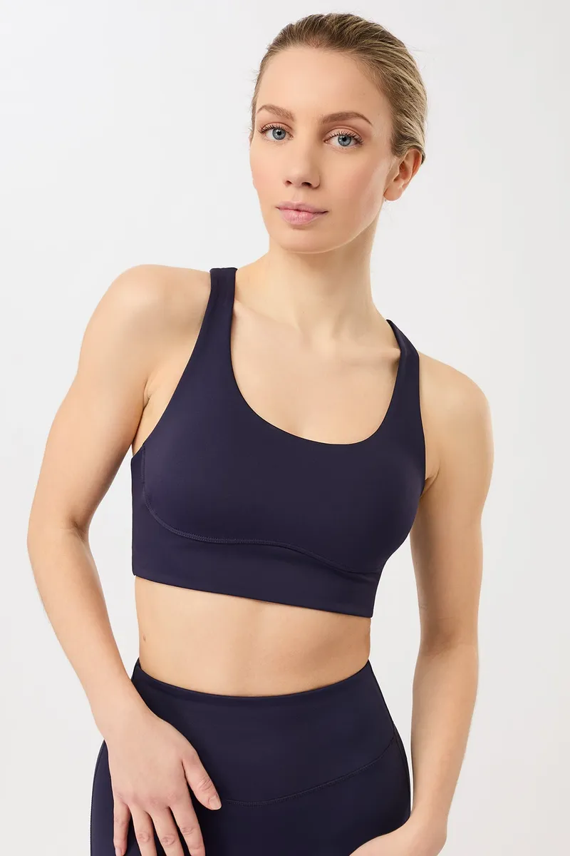 mandala MANDALA Damen vegan Sport-Bh Nachthimmel, Extra dunkelblau, – Produktbild 2 von 2