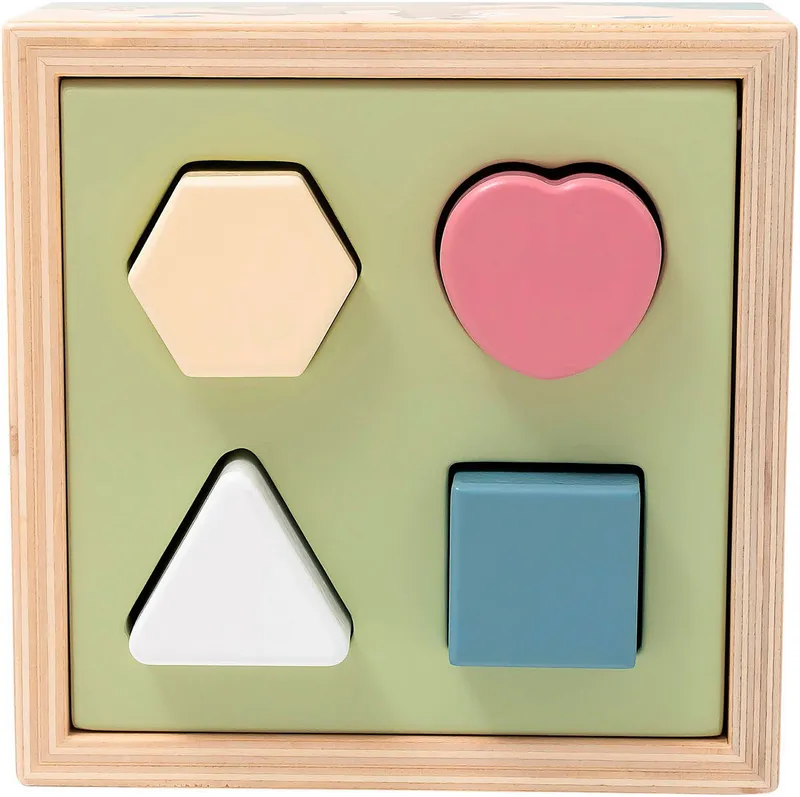 Sterntaler Sterntaler Steckspielzeug Sortierbox Holz, Beige, – Produktbild 1 von 5