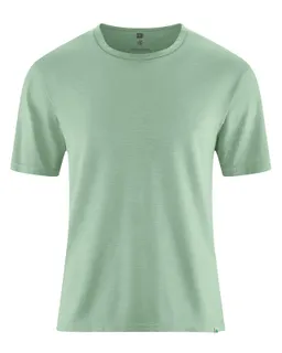 HempAge Hempage Herren vegan T-Shirt Aus Slub Jersey Mintgrün – Produktbild 1 von 1