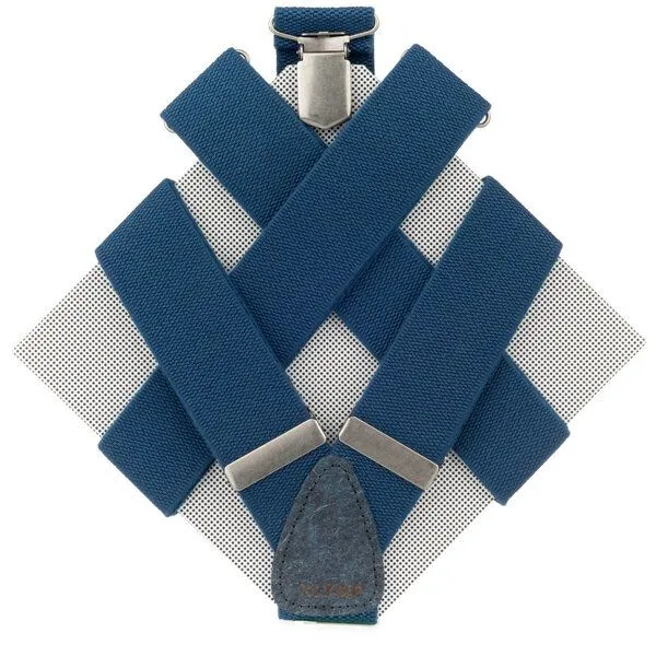 klYmp klYmp Hosenträger 'basic' uni vegan, Blau, – Produktbild 1 von 4