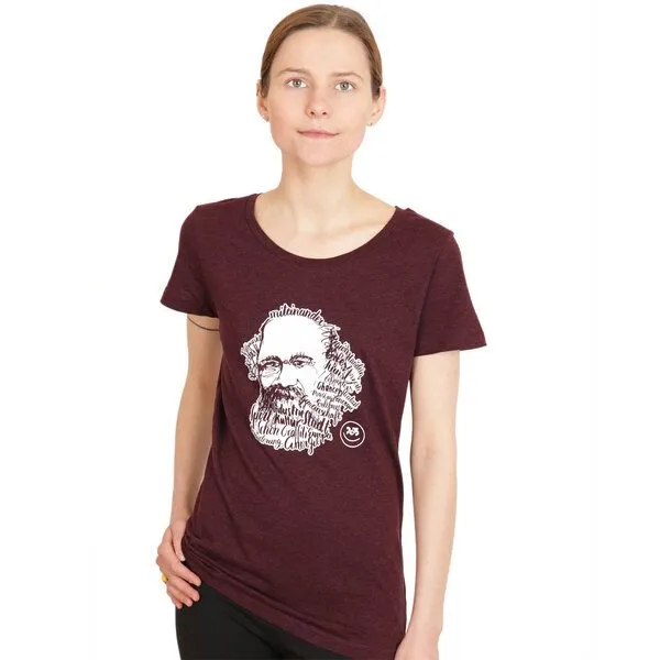 Spangeltangel Spangeltangel Damen-Shirt "Chemnitz2025", Kulturhauptstadt, Wahrzeichen, Frauen, Rot, – Produktbild 1 von 1