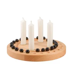 klotzaufklotz klotzaufklotz Adventskalender und Adventskranz für Stabkerzen – Produktbild 1 von 1