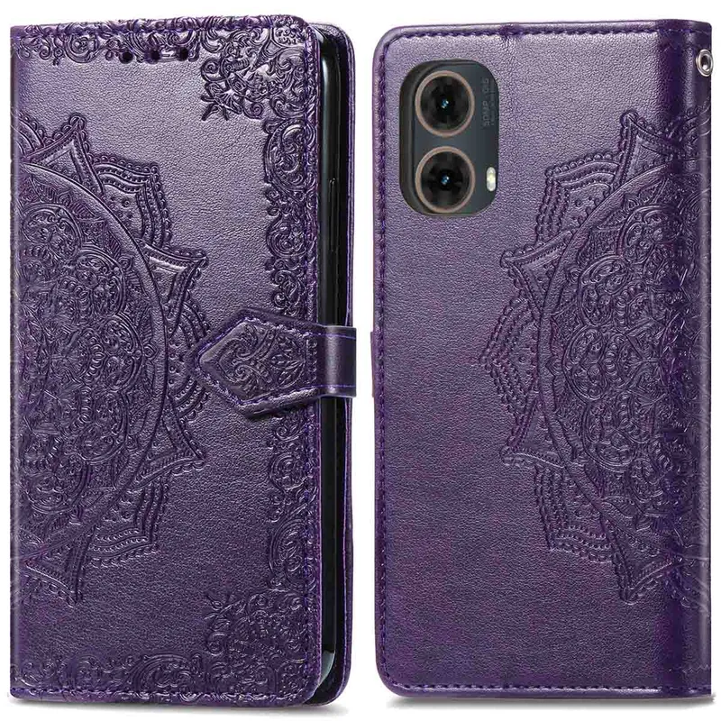 imoshion imoshion Mandala Klapphülle für das Motorola Moto G85, Lila, – Produktbild 1 von 1