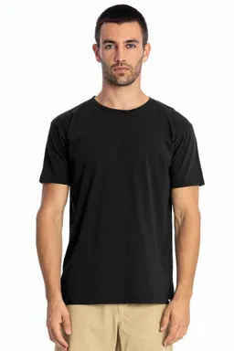 RAVENS VIEW IBIZA RAVENS VIEW IBIZA Herren vegan T-Shirt Basic Azur Schwarz – Produktbild 1 von 1