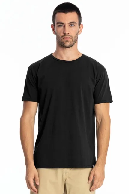 RAVENS VIEW IBIZA RAVENS VIEW IBIZA Herren vegan T-Shirt Basic Azur Schwarz, Schwarz, – Produktbild 1 von 1