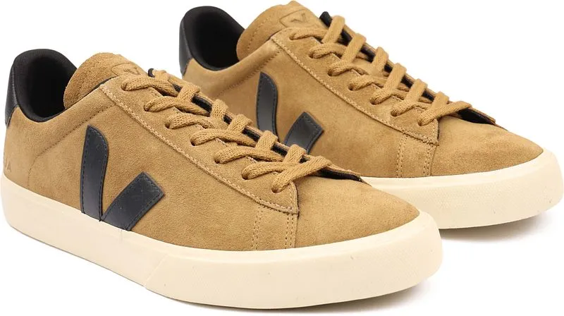 Veja Veja Herren-Sneaker Campo Suede Tent Black Pierre – Produktbild 8 von 8