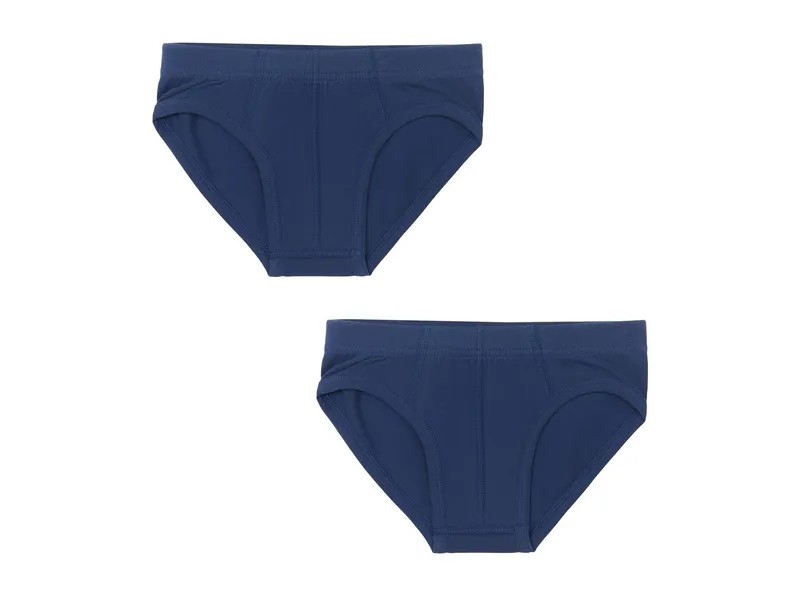Leela Cotton Leela Cotton Jungen Slip 2er Pack, Blau, – Produktbild 1 von 1