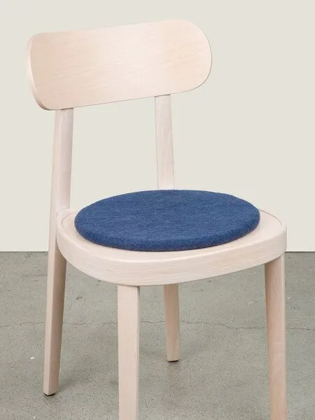 myfelt myfelt Flachfilz Sitzauflage (⌀ 36 cm, 36 x 36 cm), Dunkelblau (alva), – Produktbild 4 von 4