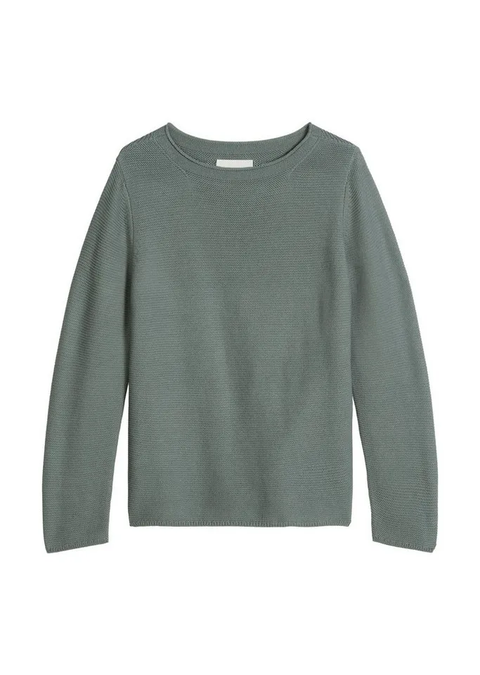 Marc O'Polo Marc O'Polo Strickpullover regular aus Organic Cotton, Grün, – Produktbild 5 von 5