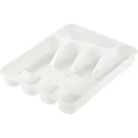 Keeeper keeeper Besteckkasten geschlossen "Pablo" mit 5 Fächern, 33,5 x 26,5 x 5 cm, transparent – Produktbild 1 von 1